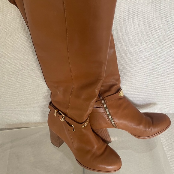 Michael Kors Tan Leather Boot - Picture 1 of 7
